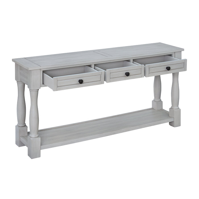 Console Table  - Gray Wash