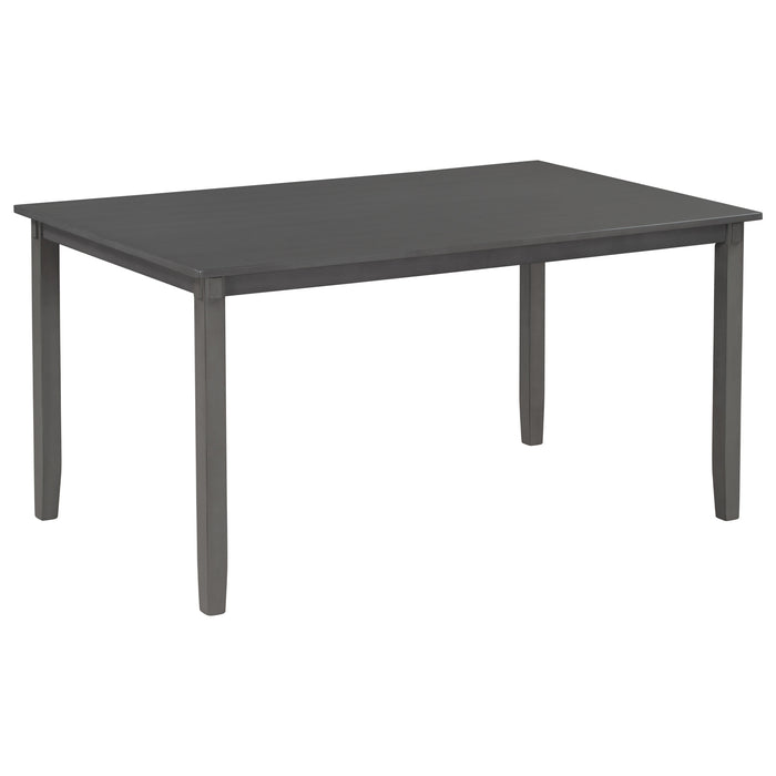 6-Piece Kitchen Dining Table Set - Gray