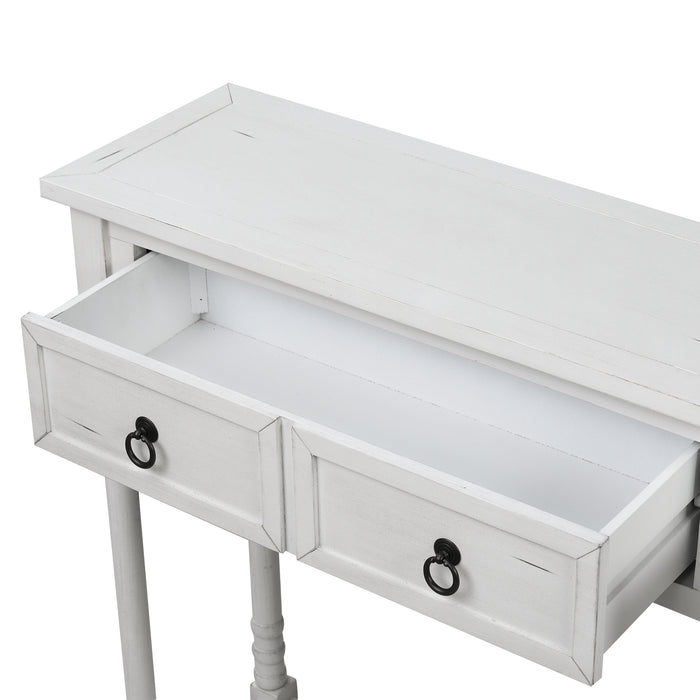 Console Table - Antique White