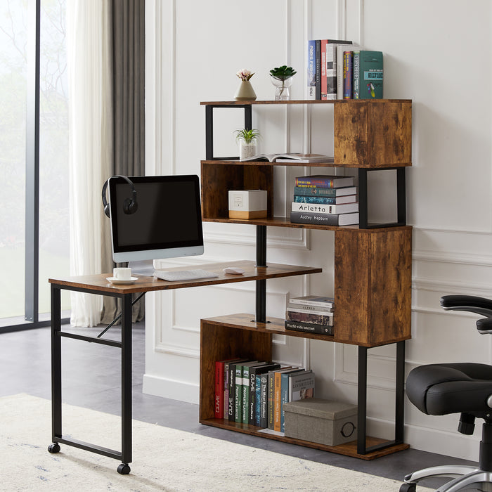 Home Office Computer Desk L-Shaped Corner Table