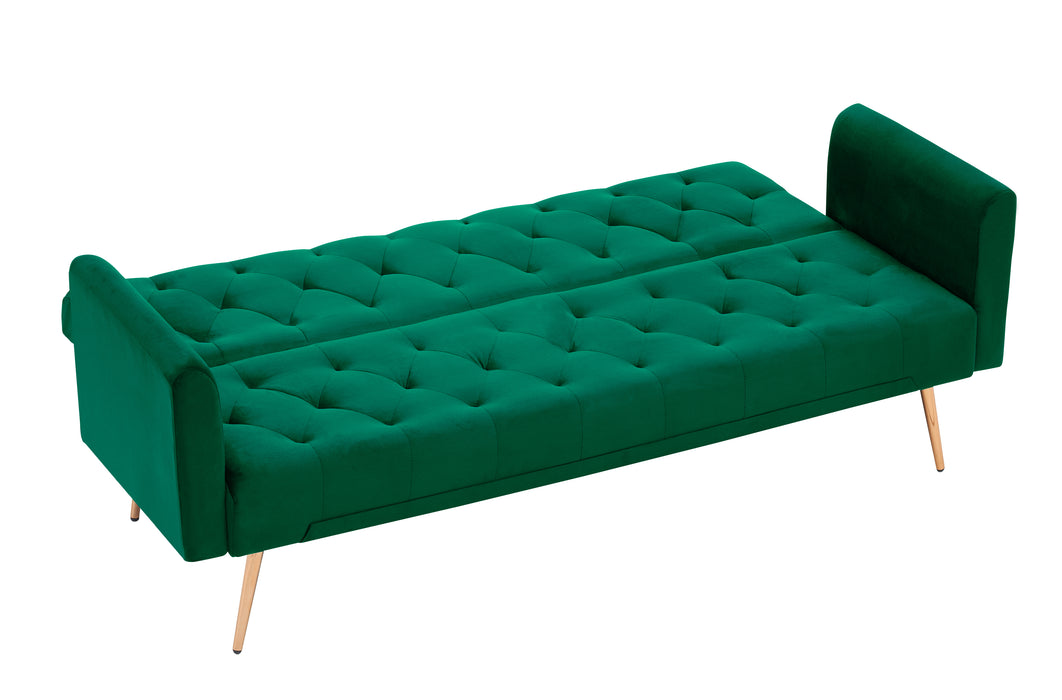 Convertible Sofa Bed - Green