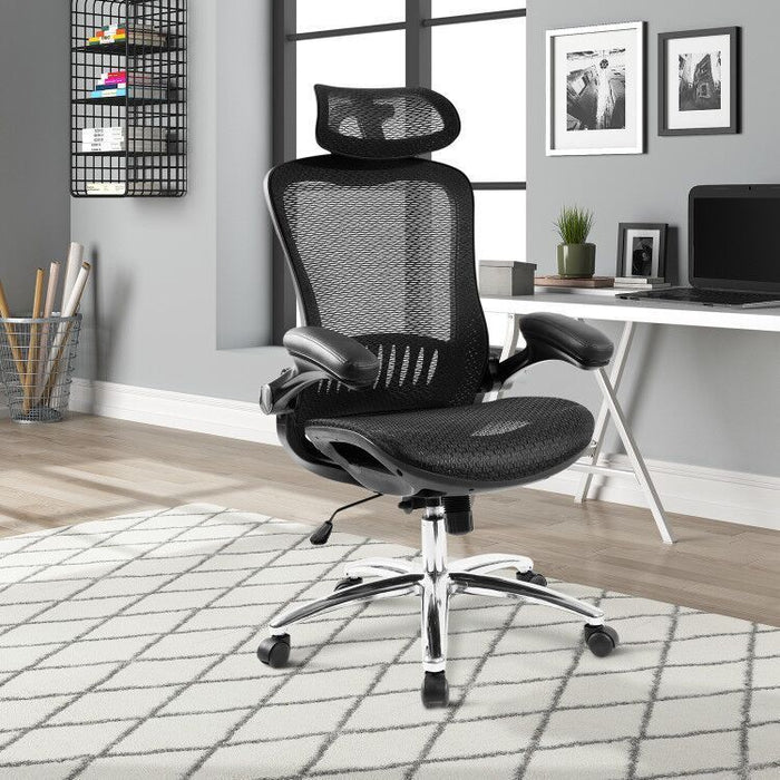 Office Chair - Ergonomic Mesh Chair  (Black)