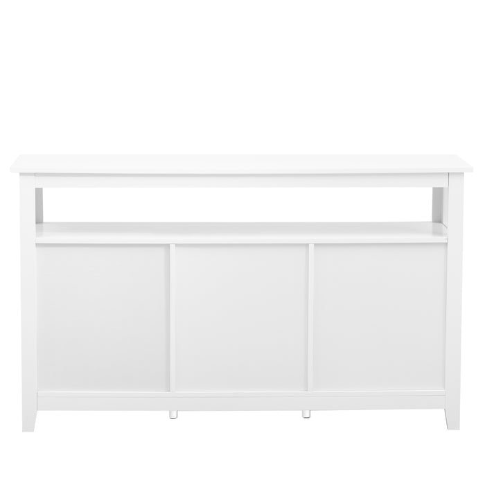 Multifunctional Morden Console Table for Living Room - White