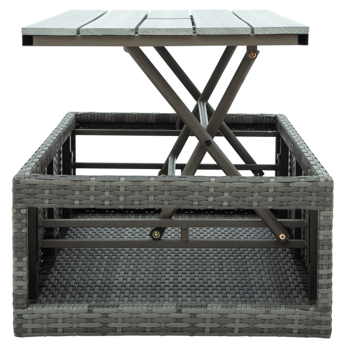 4-piece Outdoor Patio Set - Gray