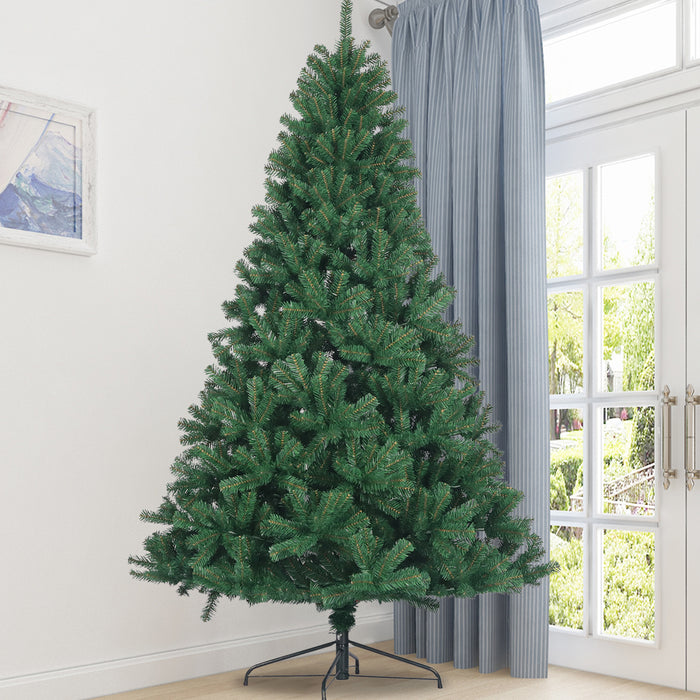 7.5ft Christmas Tree with Foldable Metal Stand - Green