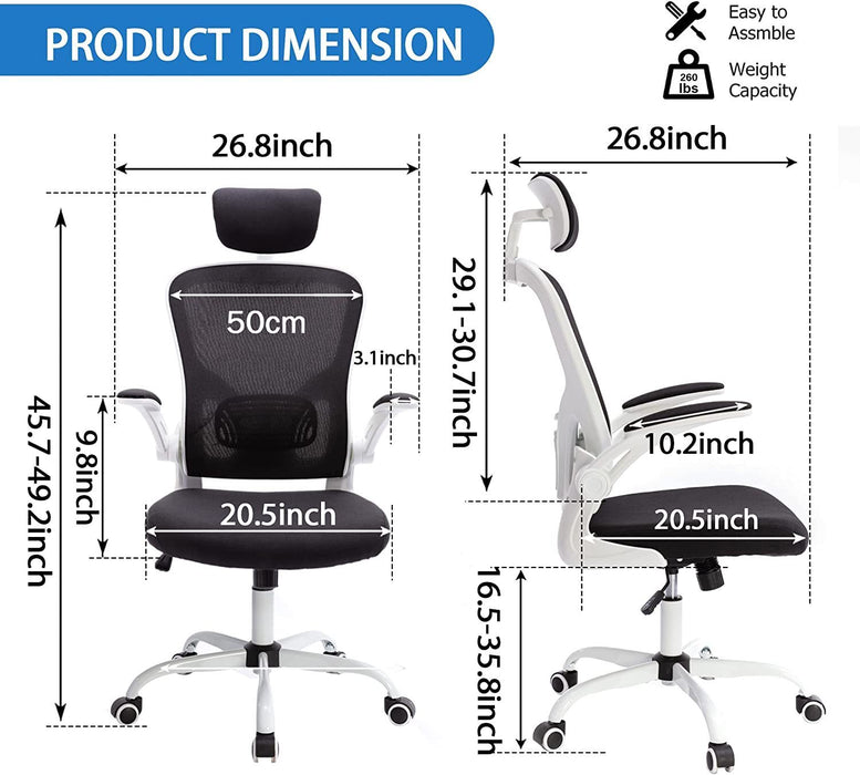 Office Chair Mesh - Black