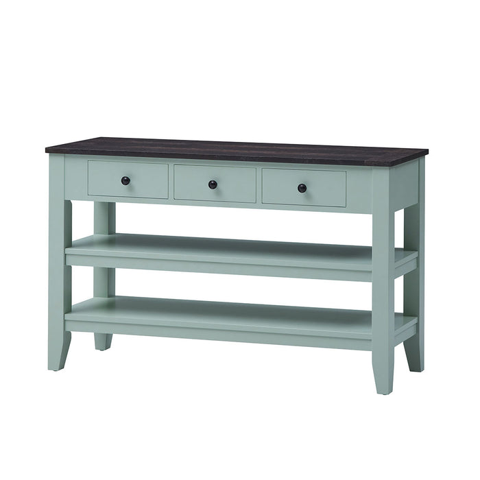 Modern Console Table for Living Room - Green