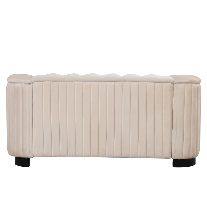 Modern 3-Piece Sofa Sets - Beige