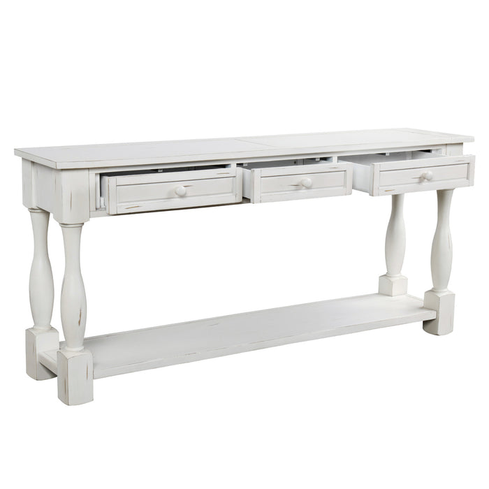 Console Table - Antique White