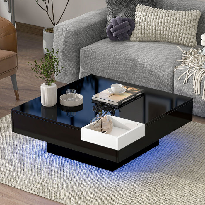 Modern Minimalist Design Square Coffee Table