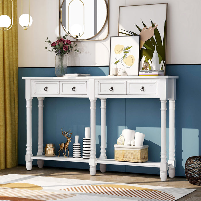 Console Table - Antique White