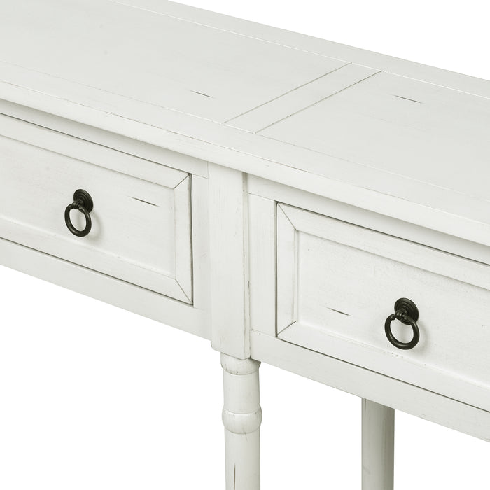 Console Table - Antique White