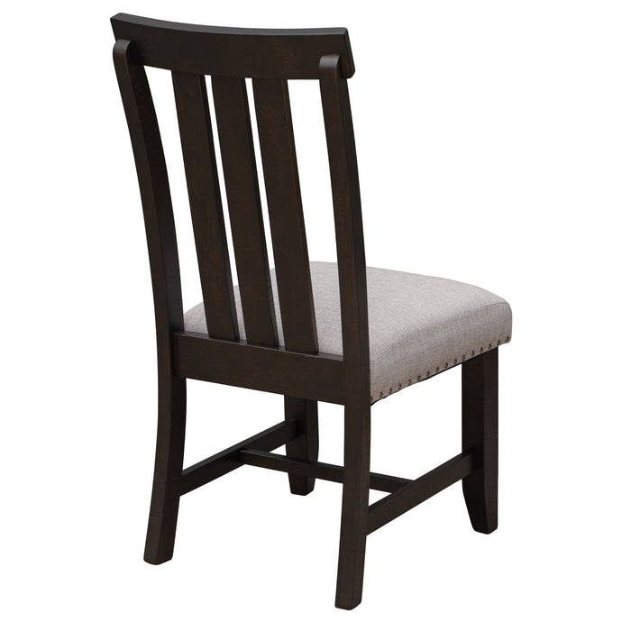 Upholstered Dining Chairs - Set of 2 (Espresso)