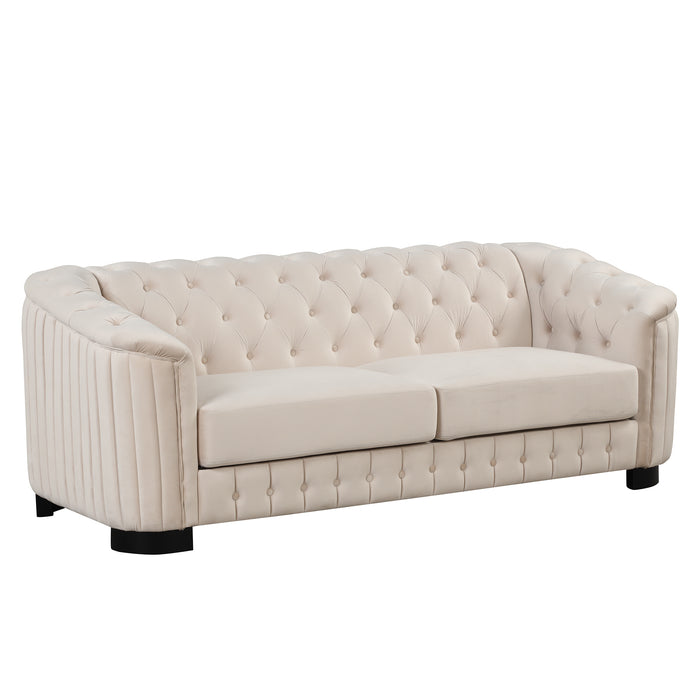 Modern 3-Piece Sofa Sets - Beige