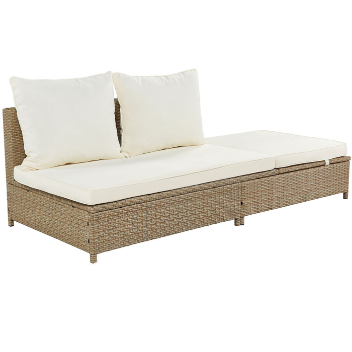 3-Piece Rattan Sofa Set