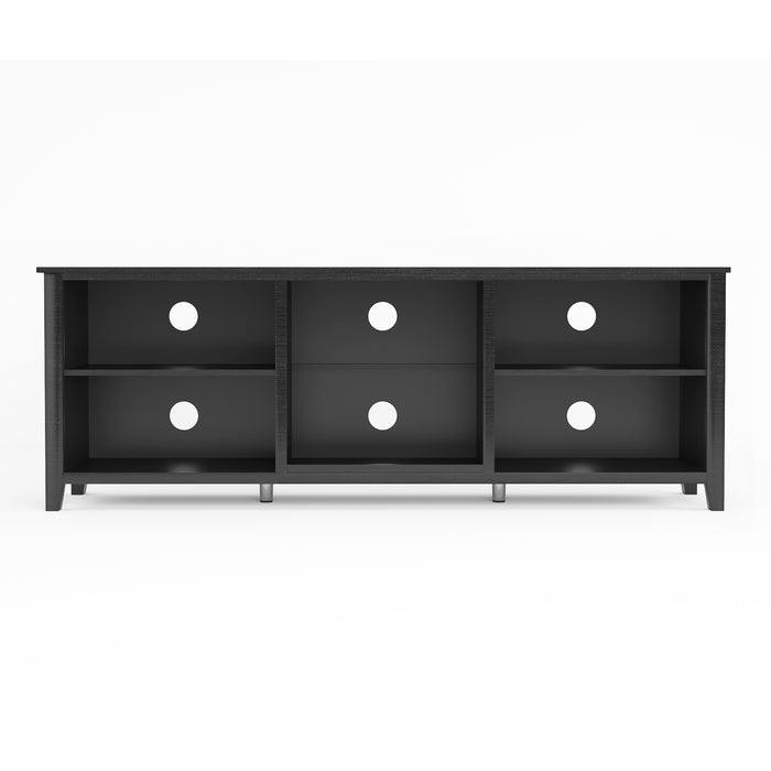 TV Stand Storage Media Console Entertainment Center - Tradition Black