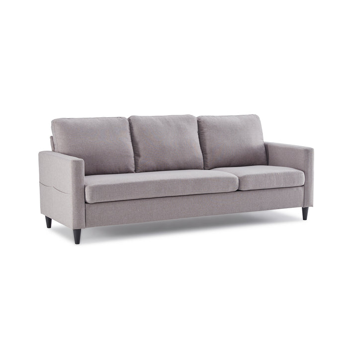 Reversible Sectional Sofa with Handy Side Pocke