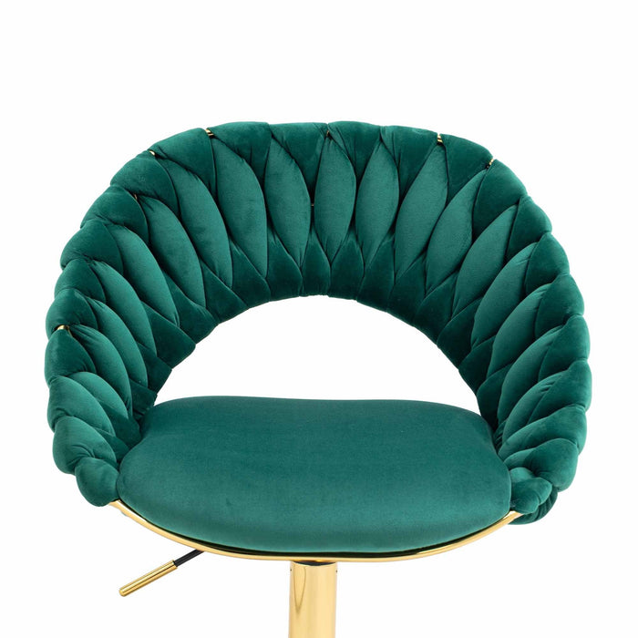 Adjustable Swivel Chair - Emerald