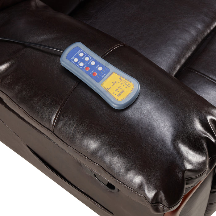 PU ReclinerChair with Heating and Massage