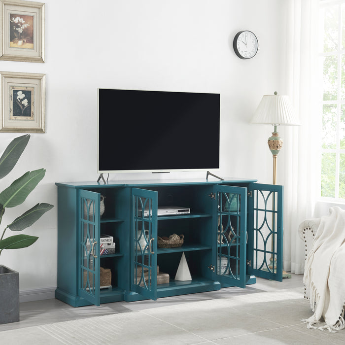 63” TV Stand -Teal Blu